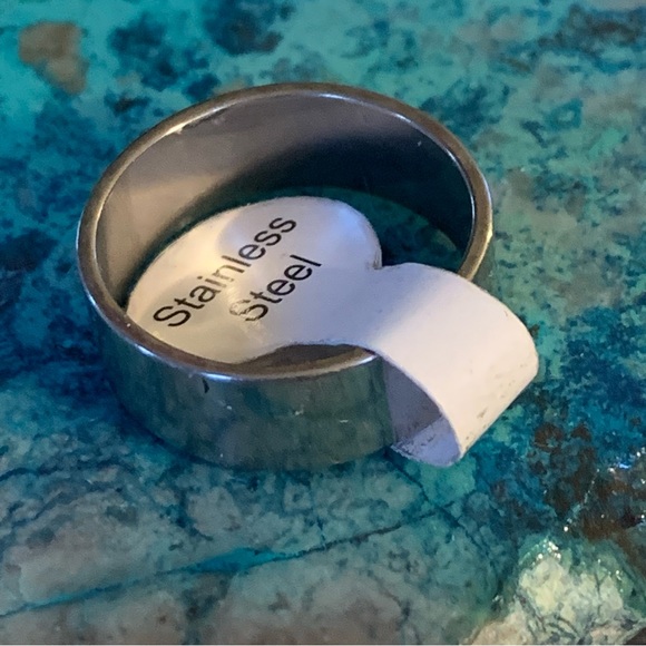 Stainless steel silver band - Picture 7 of 7